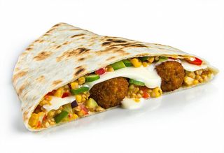 Piadina falafel - media