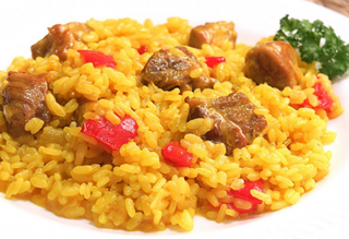 Arroz con carne (ración)