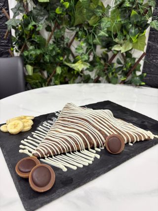 Clătită Nutella + banana + Toffifee