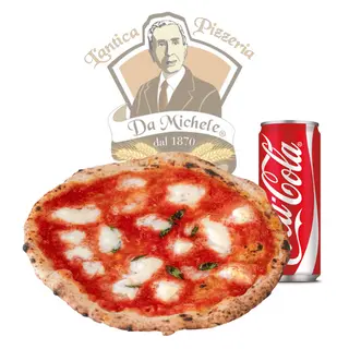 Pizza bufalina + bevanda
