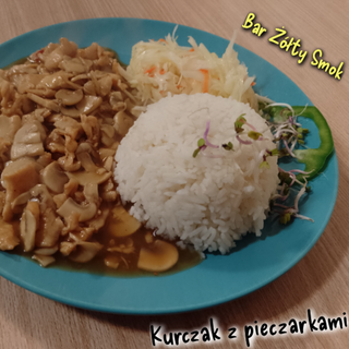 Kurczak z pieczarkami