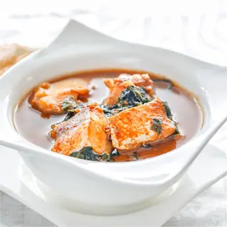 Fresh tilapia Fish PEPPE soup