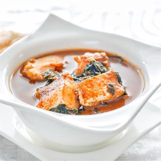 Fresh tilapia Fish PEPPE soup