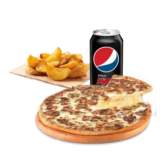 Combo Solitario (Individual con patatas rusticas y bebida)