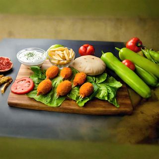 Panirane krabe sa pomfritom grand obrok