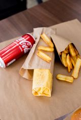 Меню шаурма куряча De Lux 