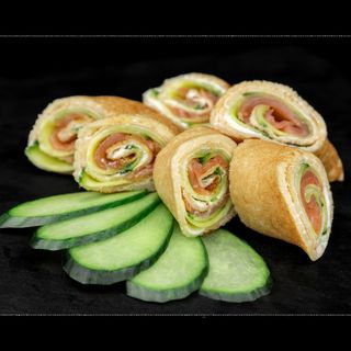 Crepes de Salmon. Comida Artesana