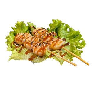 <708> Yaki ebi (2 uds)（虾串）
