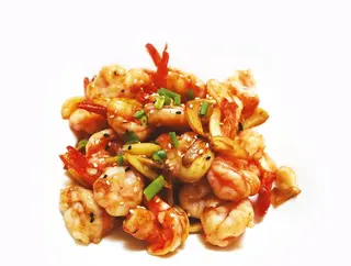 Gambas com Alho