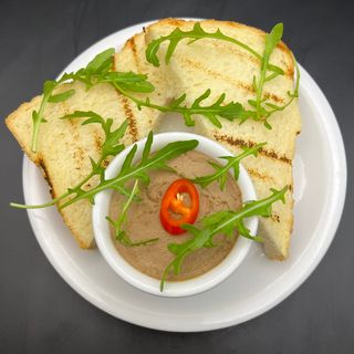 Крем-паштет з печінки з грінками (100г)