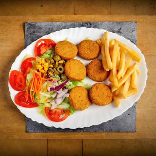 Falafel en Plato