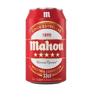 Cerveza Mahou 5 Estrellas