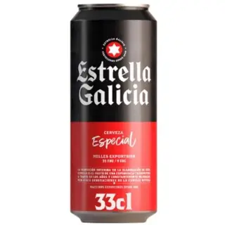 Cerveza Estrella Galicia (330 Ml.)