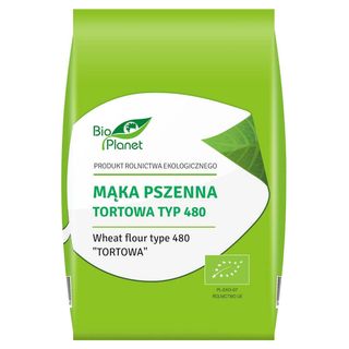 MĄKA PSZENNA TORTOWA TYP 480 BIO 1 kg - BIO PLANET