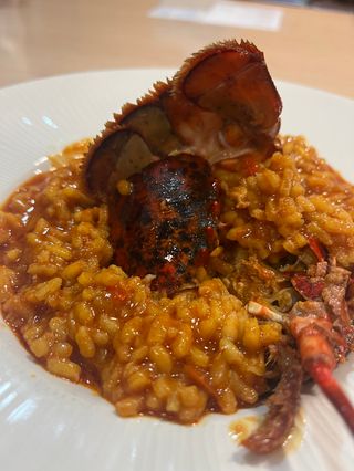 Arroz con bogavante.