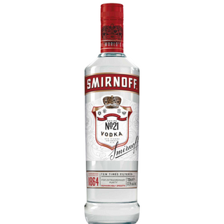 Smirnoff Red Vodka 70cl - Vodka Clássica e Suave 