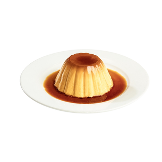 Flan con nueces