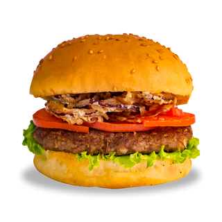 Бургер "Фирменный с говядиной"