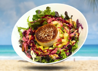 Ensalada queso de cabra