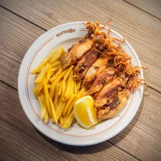 Chipirones Fritos Con Patatas