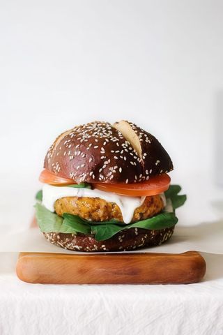 Cheese burger (vegan)