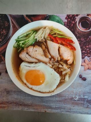 Рамен с курицей 