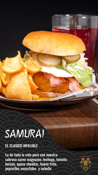 Hamburguesa Samurai