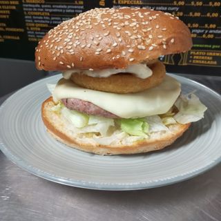 Hamburguesa Aros De Cebolla