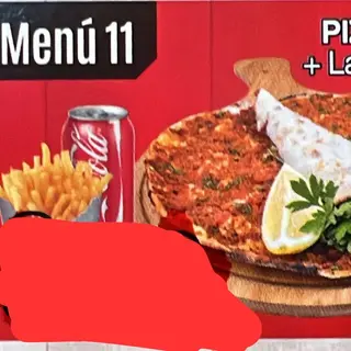 Menu 11+Pizza turka+Latas +ptata