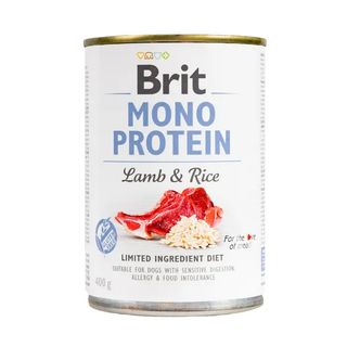 Brit Mono Protein Dog k 400г с ягням та темным рисом