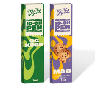 Pack 2 Vapeadores Desechables 97% 10-OH 1ml - Rollz