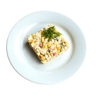 Салат з крабовими паличками та майонезом (1000 г)
