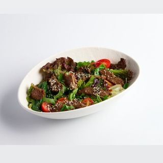 Теплый салат с телятиной