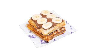WAFFLE CU NUTELLA SI FRUCTE - 200G