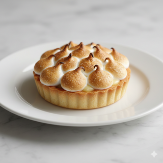 Tartaleta de merengue y limón