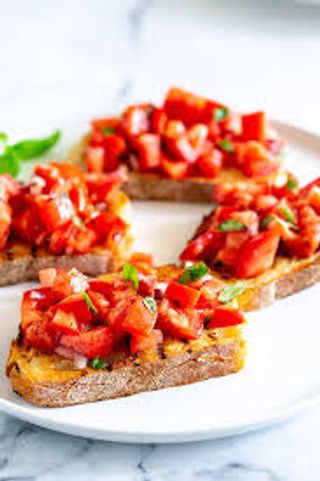 Bruschette al pomodoro 6 pezzi