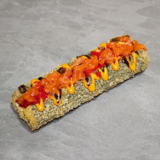 Рол дог лосось