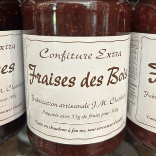 Mermelada de fresas del bosque