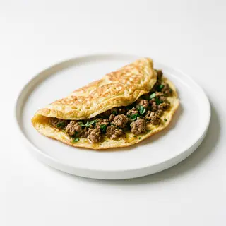 Omlette Viande hachée