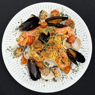 Spaghetti alla chitarra frutti di mare