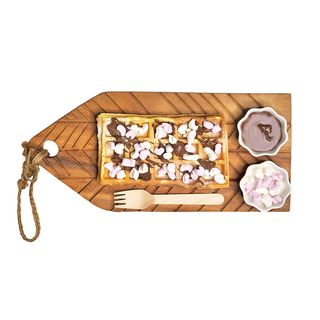 ვაფლი მარშმელოებით + ნუტელა