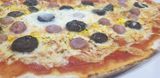 Pizza Blanco Y Negro (Mediana)
