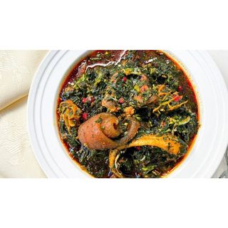 Afang soup + Protein + Swallow