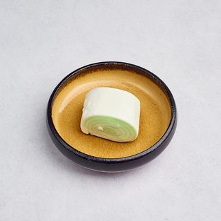 Bułeczka BAO z zielona herbata i pandanem