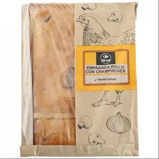 Empanada Rectangular Pollo Con Champiñon Carrefour