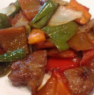 55. Ternera Con Salsa Agridulce