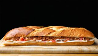 Panino con mortadella