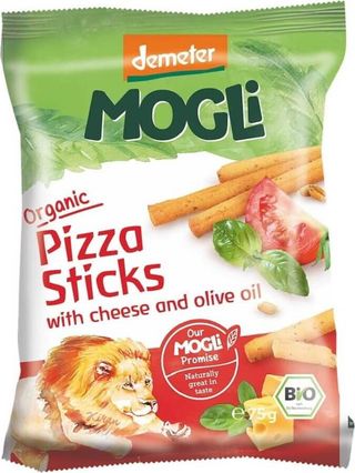 Paluszki o smaku pizzy z serem i oliwą z oliwek BIO 75 g - Mogli