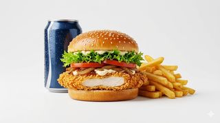 Menú Hamburguesa De Pollo