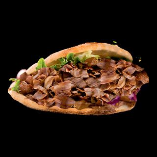 Panino kebab solo carne